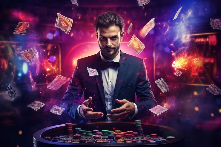 Pengguna menikmati bermain live casino melalui aplikasi mobile dengan berbagai fitur dan kategori permainan